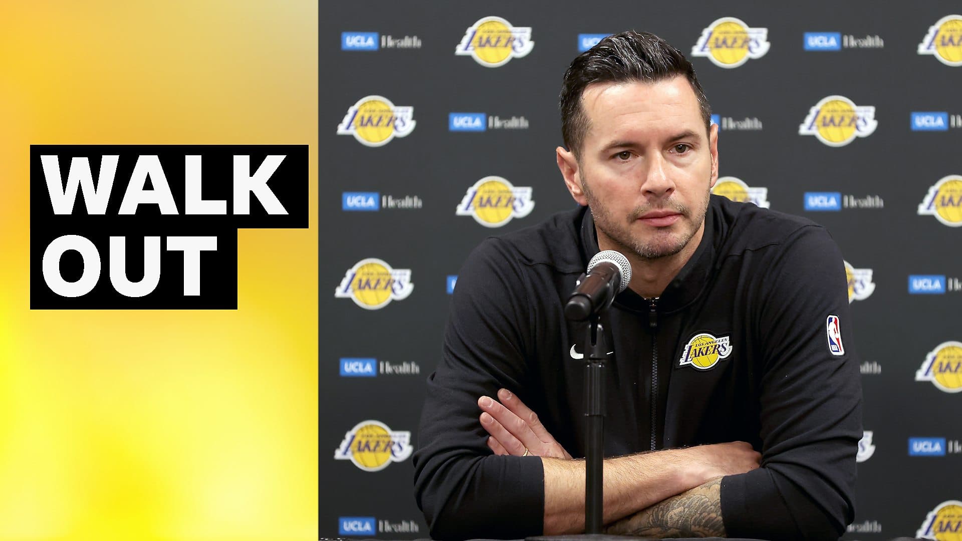 Will JJ Redick walk off during another Lakers press conference?